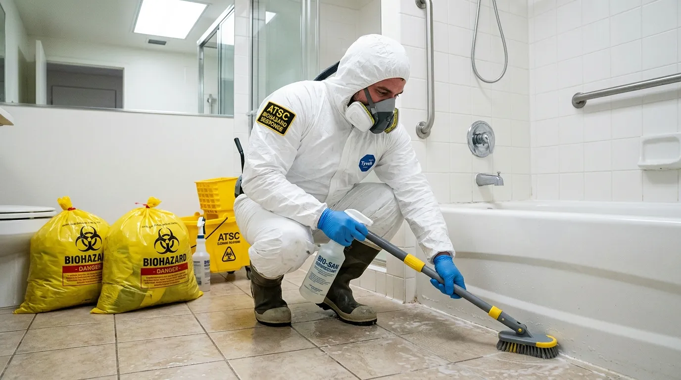 Decontamination equipment deployed for Blood Cleanup in Bethel